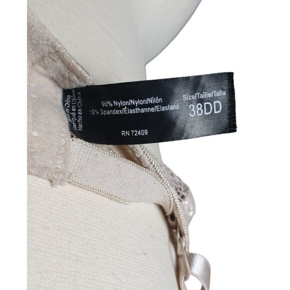 Women's Bra 38DD Full Coverage Lightly Padded Lace Bra Underwire 38E - Picture 6 of 7